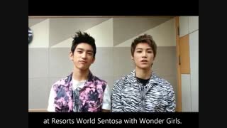 JJ Project Greetings for Singapore fans
