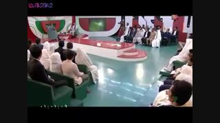 برنامه   خندوانه  --شعر خواندن حداد عادل برای همسرش ...