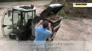 سوییپر صنعتی سرنشیندار - دستگاه جاروب خیابان - فروش سوئیپر