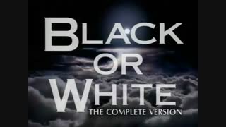 black or white