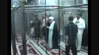 ایت الله مصباح یزدی  در  زیارت حرمین عسکریین