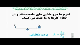آموزس 3دقیقه ای ماشین های ساده و پیچیده