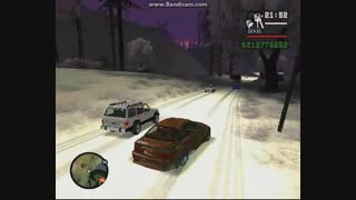 گشتی در جی تی ای سن اندریاس نسخه ی برفی