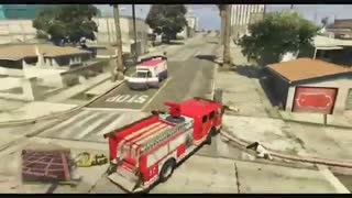 اتش نشان روانی همراه با GTA V|TAHA TPA