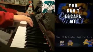 آهنگ you can't scape me با پیانو