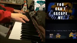 (FNAF 4 SONG - "YOU CAN'T ESCAPE ME" - Jorge A II (Amosdoll Piano Cover