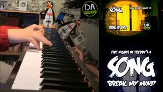 (FIVE NIGHTS AT FREDDY'S 4 SONG - DAGames - Break My Mind (Advanced Piano Cover