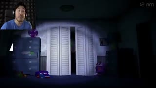 تمام واکنش های خنده دار Markiplier به بازی FNAF 4