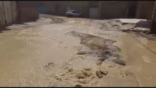 شکستگی لوله اب مسجدسلیمان