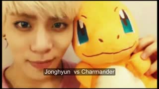 EXO , SHINee, BTS, Kim Jong Kook, Kim Woo Bin,Taeyang, Rain , Park Jin Young vs cartoon character