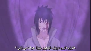 انیمه ناروتو شیپودن قسمت 214 (فارسی - زبان ژاپنی )  جنگ ساسکه و کاکاشی -  انجمن با موزیک