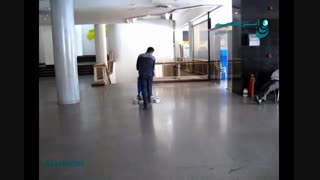زمین شوی اداری/ دستگاه شستشوی کف ادارات/زمین شوی صنعتی