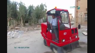 سویپر با راننده/جاروی کارخانه های سیمان/جاروی سرنشین دار/نظافت صنعتی