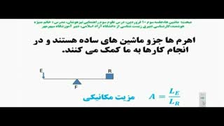 آموزش 3دقیقه ای ماشین های ساده