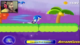 بازی های فلش سونیک Pewdiepie