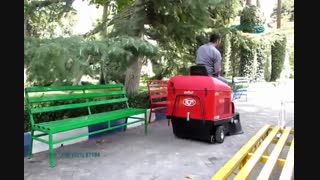 جاروی شهری بزرگ|نظافت سریع مکان های بزرگ|سوییپر سرنشین دار