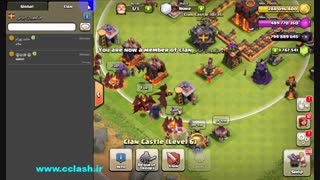 کلش آف کلنز هک شده
