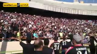 بخشی از مراسم تشعیع کاپیتان نوروزی