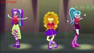 mlp wellcome to the show just with aria blaze singing