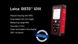 متر لیزری لایکا X310