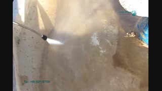 شستن دیواره استخرها/جت واش آب سرد/نظافت صنعتی-شرکت ابراهیم