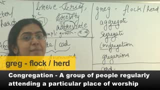 Spoken English - Vocabulary - Root Words