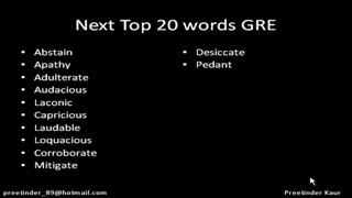 52 لغت برتر (GRE/SAT/CAT)