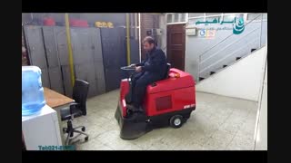 جاروی سویپر/ نظافت محوطه ها/سوییپر سرنشیندار/شرکت ابراهیم