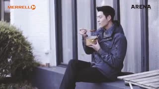 شوتینگ کیم وو بین برای مجله ی Arena Homme Plus