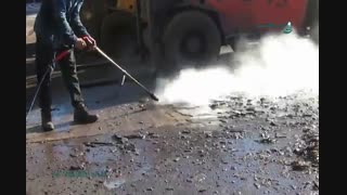 نظافت و شستشوی معابر+شستشو و نظافت خیابان ها|واترجت