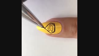 طرح سوپر من روی ناخن | خیلیییییی زیباست