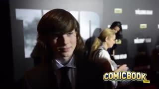 The Walking Dead Red Carpet - Chandler Riggs