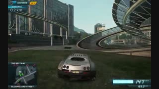 بازی نید فور اسپید ماست وانتد وجامپ با بوگاتی ویرون سوپر اسپرت