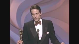 جرمی آیرونز برنده اسکار 1991