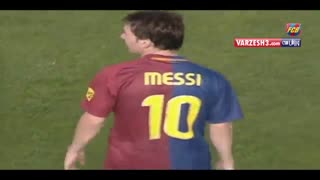 گل های لئو مسی در فینال های جام حذفی اسپانیا