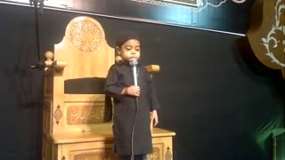 ذاکر خردسال پویا افشاری (امیرعلی) شب 4 محرم1437