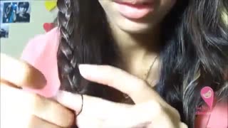 آموزش بافت مو دور سر با زیر نویس فارسی :)