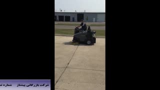 فروش جاروی محوطه ای - دستگاه جاروب سرنشین دار - سوییپر فرودگاه