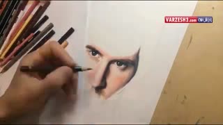 نقاشی زیبا از مسی