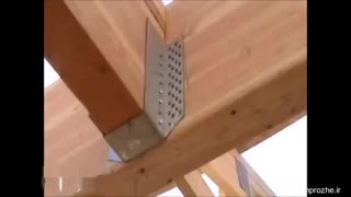 فیلم مراحل ساخت ساختمان ۲۳ - اجرای پوشش سقف-عمران پروژه