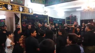 مداحی حاج تقی ولی مداح اهل بیت در هییت افتریهای مقیم تهران