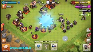 کلش هک شده با جم نامحدود+دانلود