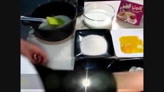 دسر خوشمزه کرم برنج