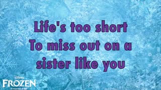 اهنگ حذف شده life too short از فروزن با زیرنویس