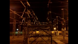 بستن سکسیونرباسبار 230 کیلوولت در شب