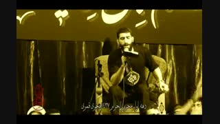 جوان خیمه کمی آهسته تر برو (زمینه) - کربلایی مجید رضانژاد شب 6 محرم94