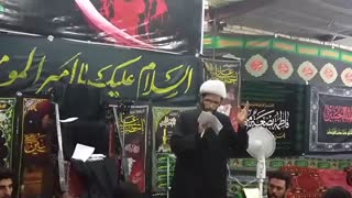 الخطیب و الرادود شیخ نصرالله الصیمری {شور } {النار شبت بالخیم}