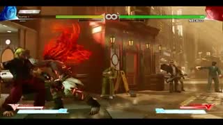 گیم پلی بازی Street Fighter V Beta (مبارزه کِن و نِکالی)
