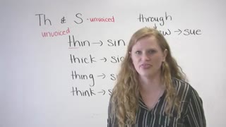 English Pronunciation – Th & S
