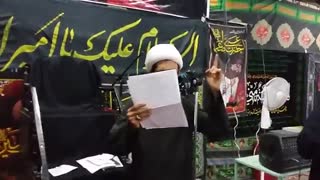 الخطیب والرادود شیخ نصرالله الصیمری انهض انهض یا علی لیش امشی ابلاولی   محرم 1437